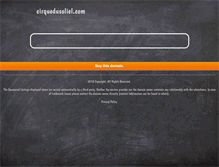 Tablet Screenshot of cirquedusoliel.com